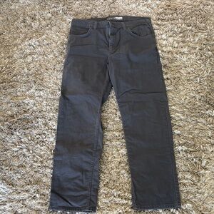 Carhartt Men's Dark Gray Straight work Pants 34 x 32